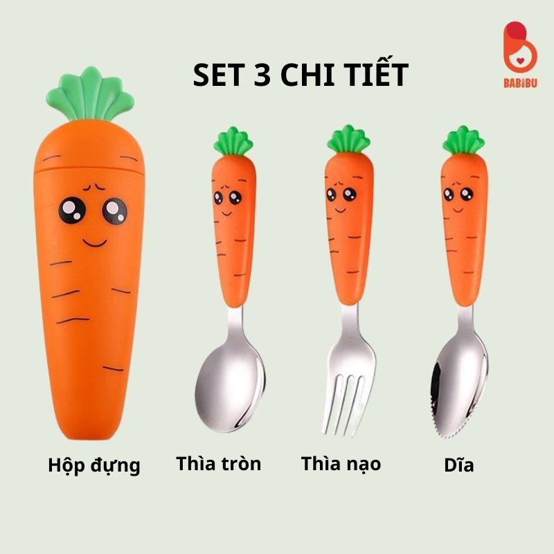 Set thài dĩa cà rốt