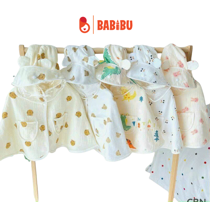 Áo choàng kèm kính nhiều hình