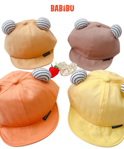 Mũ lưỡi trai kẻ tai gấu