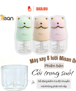 Misan máy xay mèo 8 lưỡi cối trong suốt