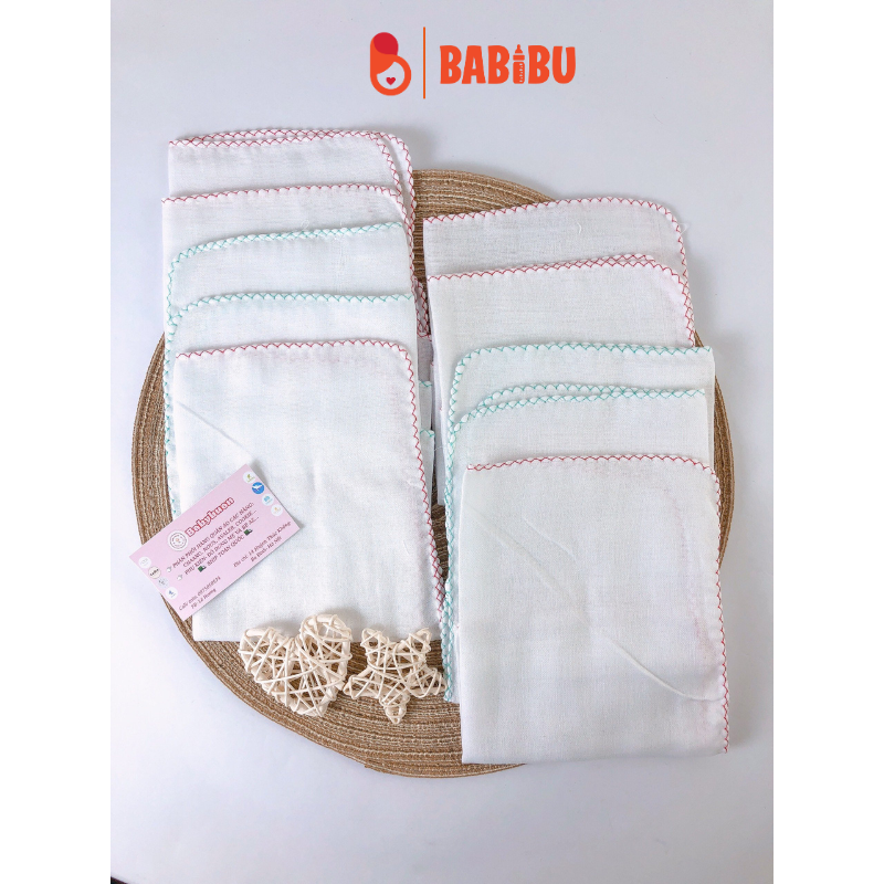 Khăn sữa nhật set 10