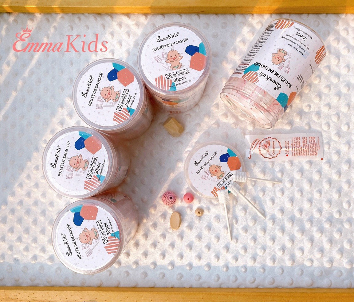Rơ lưỡi Emma kids hộp 30 chiếc