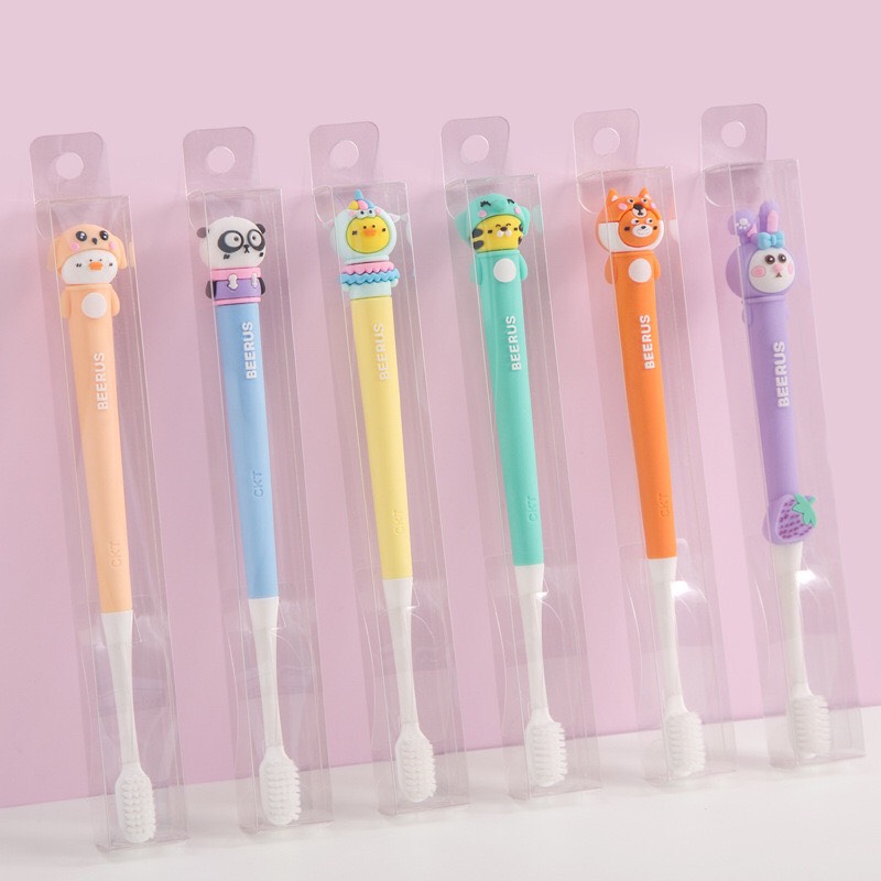 Bàn chải đánh răng hình thú 2Y + cán dài 
