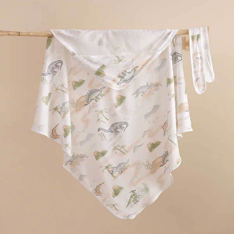 Alternative view of Choàng cotton mỏng kèm đai