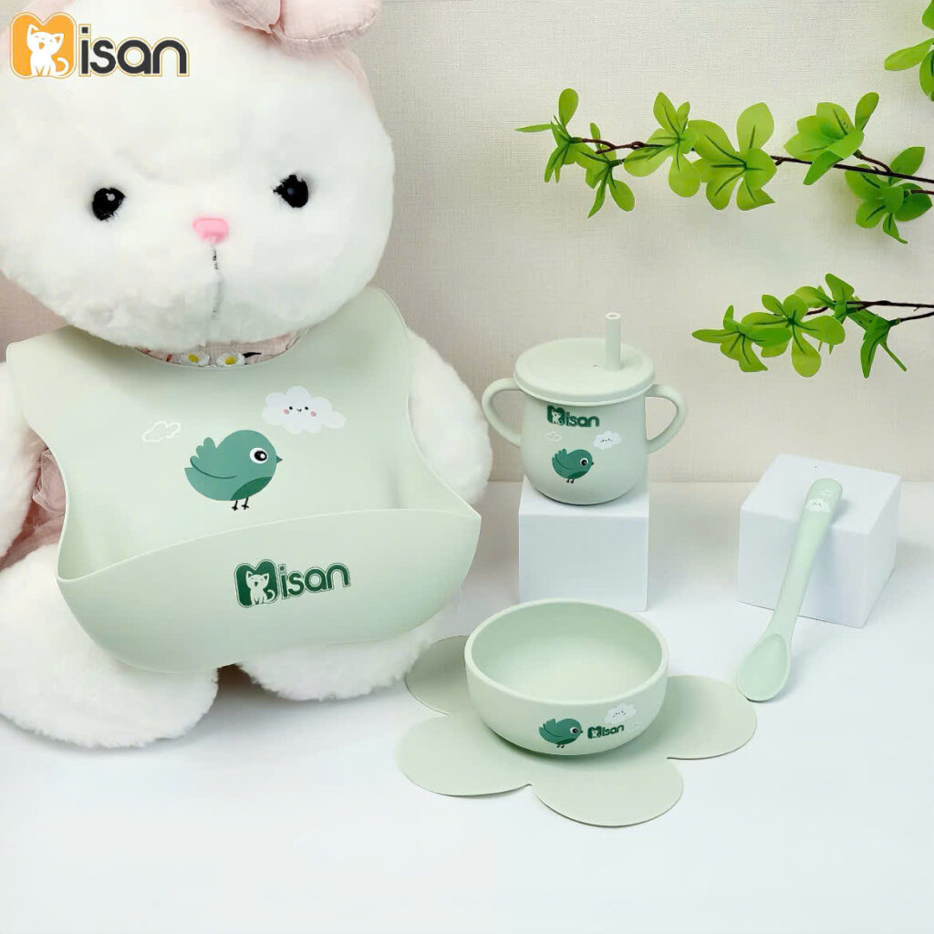 Misan set hộp dụng cụ ăn dặm 4 món 