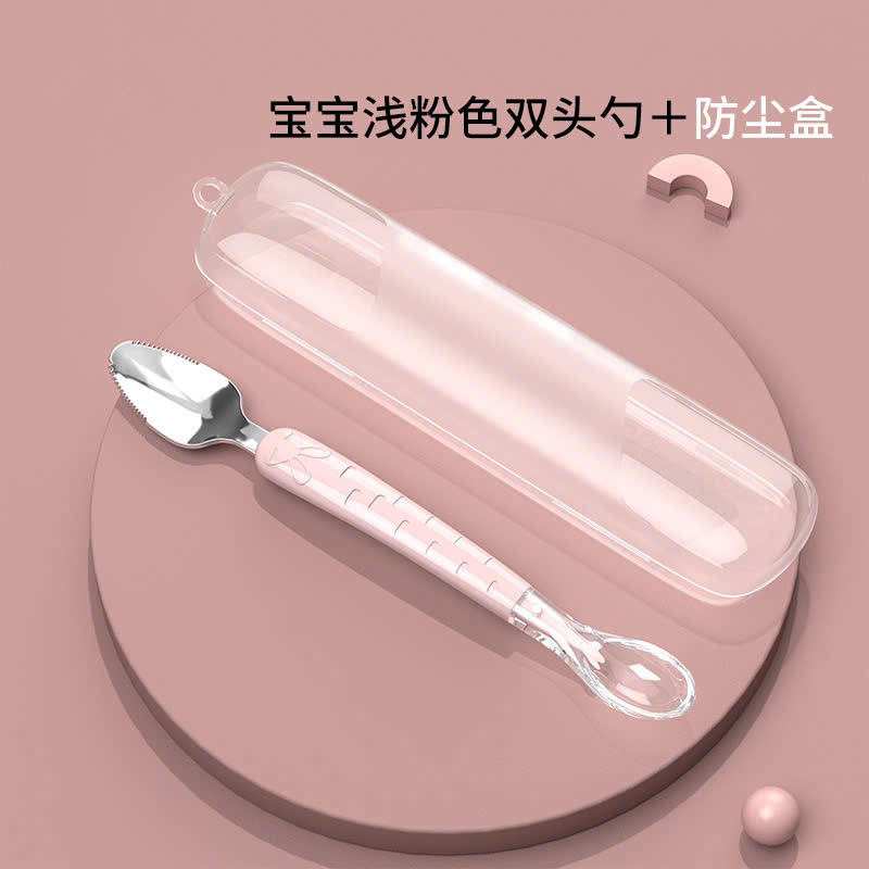 Alternative view of Thìa hai đầu nạo xanh hồng