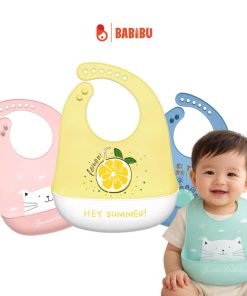 Yếm silicon hình thú