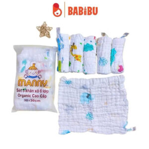 Khăn tắm tre 100% cuộn nơ