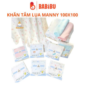 Khăn tắm 6 lớp màu