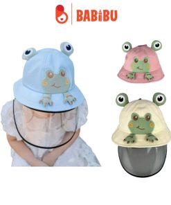 Mũ vành ếch kèm kính 4-18M