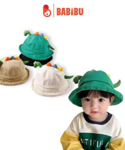 Mũ vành khủng long 4D chất Kaki