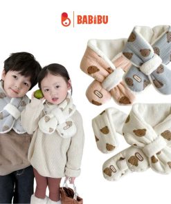 Khăn len gấu 2-8y cho bé