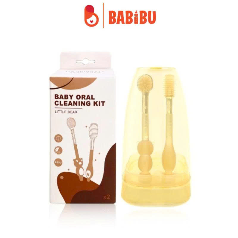 Rơ lưỡi silicon kèm hộp giấy