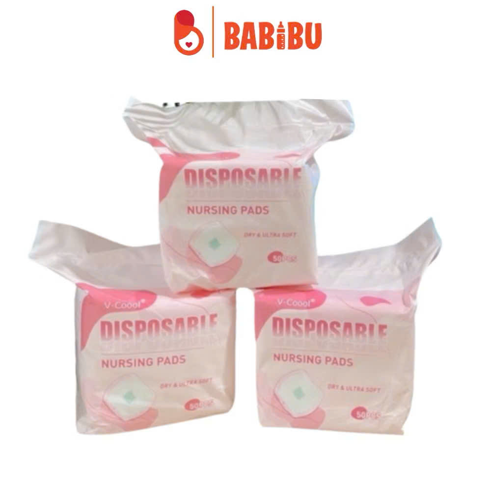 Thấm sữa 1 lần Vcool 50pcs