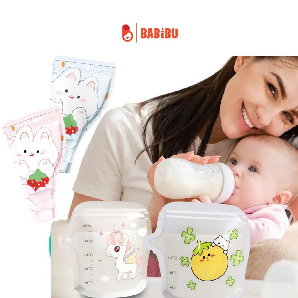 Túi trữ sữa Breastmilk 120/200ml 30c