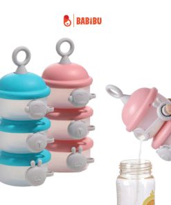 Hộp đựng sữa bột set 3 hình thú