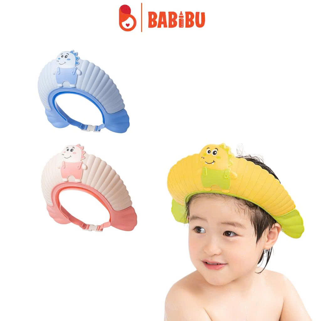 Mũ gội đầu khủng long chibi