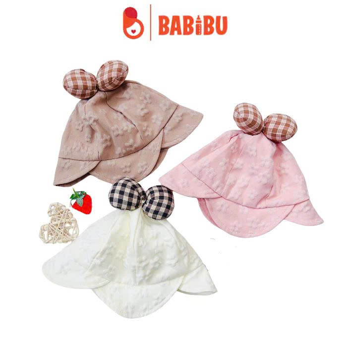 Mũ dáng hoa có nơ