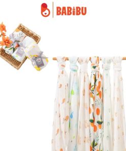 Khăn tắm tre 100% cuộn nơ